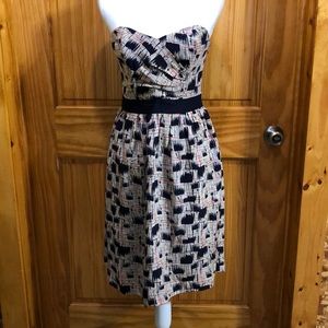 Burlapp Strapless Dress